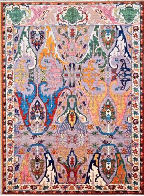Grand Tapis Bidjar Dessin Garrus, en laine, époque Du Shah