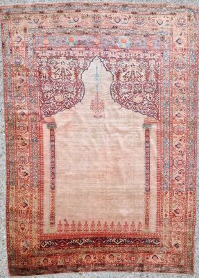 Tapis Tabriz En Soie - Haji Jalili, Signé, Daté Et Numéroté