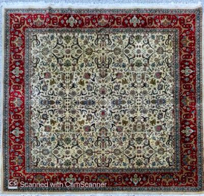 Important Tabriz Kork, Époque Du Shah, vers 1930
