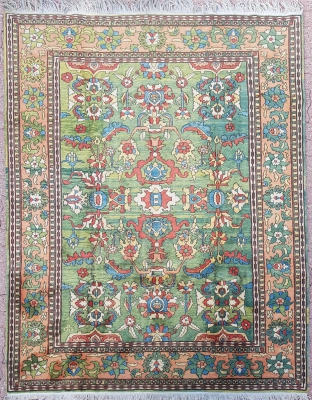 Tapis Laine Karabach Vers 1940 Russie