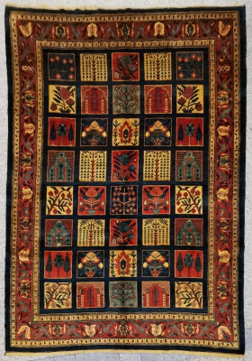 Tapis Laine Kork Soyeuse Nahavand Iran - Vers 1950 Iran époque du Shah