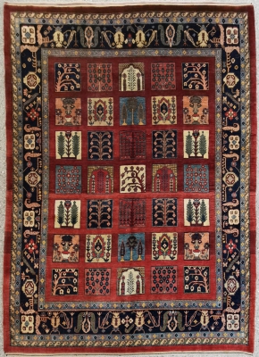 Tapis Nahavand En Laine Kork Soyeuse - Iran Vers 1960 époque Pahlavi (époque du Shah)