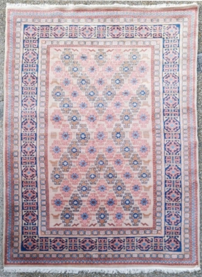 Tapis En Laine  Samarcande - Frontière Entre La Chine Et La Russie - Vers 1960