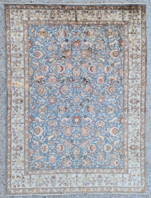 Tapis HEREKE soie - Turquie vers 1950