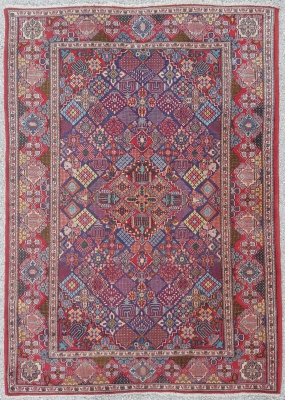 Tapis Kachan Laine Kork - Iran Vers 1930 Époque Du Shah Extra Fin