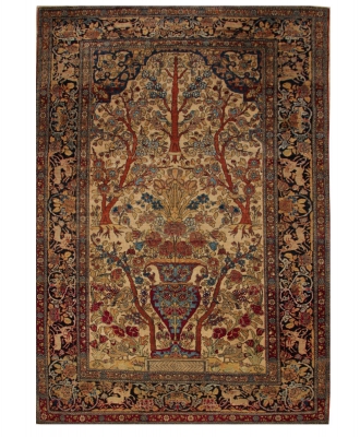 Tapis - Ispahan Laine Kork (Iran) Fin XIXe