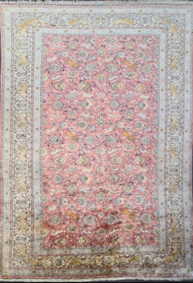 Tapis Herke Soie Grandes Dimensions - Turquie Vers 1950