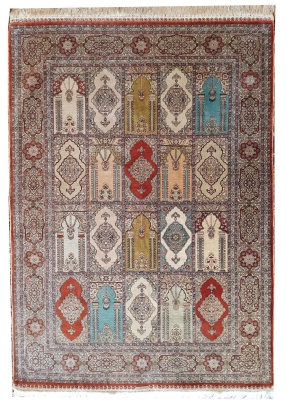 Tapis HEREKE Chine En Soie - Chine Vers 1980