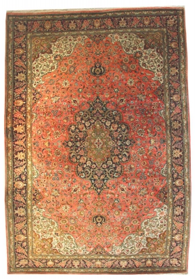 Grand Tapis Goum Soie Grande Dimension époque Du Shah Extra Fin